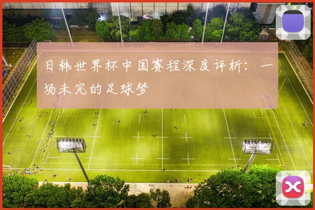 日韩世界杯中国赛程深度评析:一场未完的足球梦
