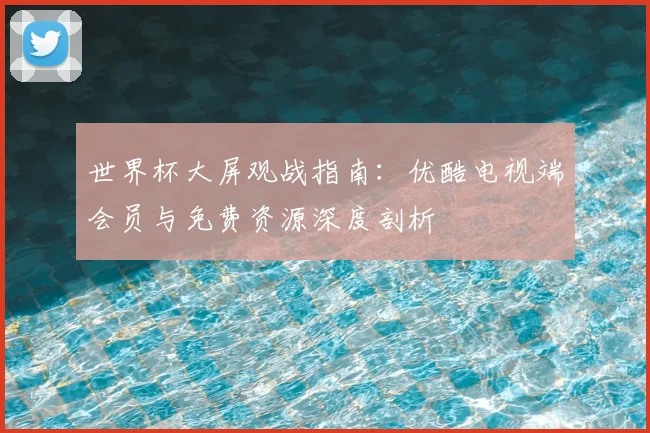 世界杯大屏观战指南：优酷电视端会员与免费资源深度剖析
